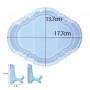 Epoksi Reçine Silikon Kalıp Ayaklı Resimlik Fotoğraflık Çerçeve Fotoğraf Standı Kalıbı