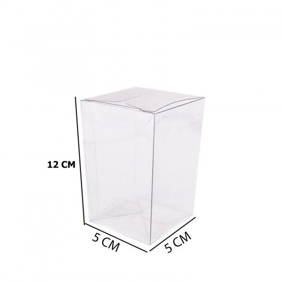 Komple Asetat Kutu  Otomatik 5X5X12 CM (50 Adet)