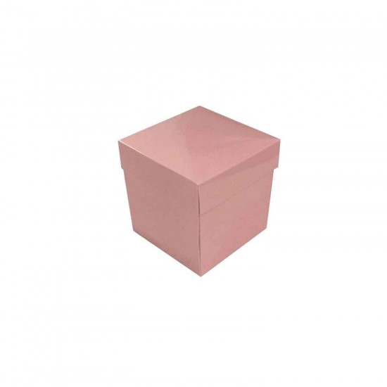 Komple Karton Kutu Düz Renk 7X7X7 CM (25 Adet)