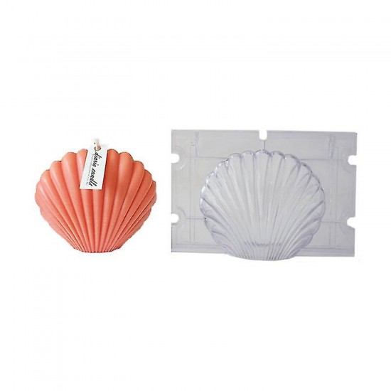 Poli Karbon Sert Plastik Shell Mum Kalıbı Küçük Boy 9,3X7,1 CM