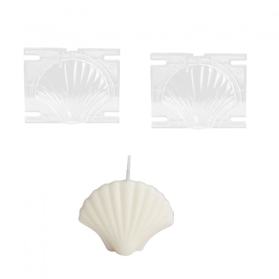 Poli Karbon Sert Plastik Shell Mum Kalıbı Küçük Boy 9,3X7,1 CM