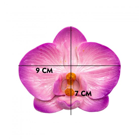 Silikon Kalıp Büyük Orkide Mum Kalıbı